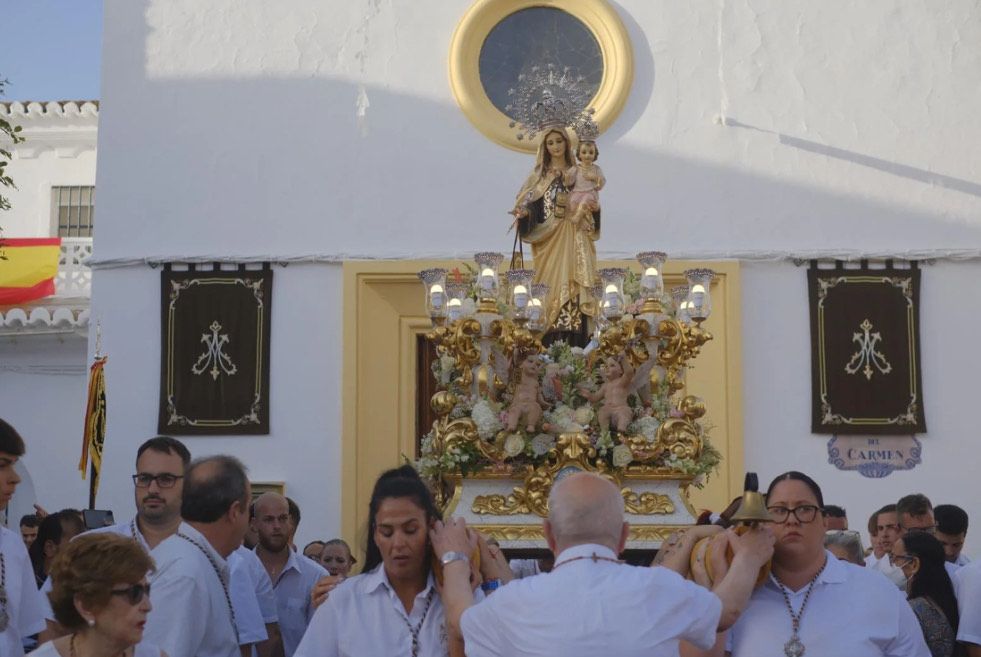 Virgen del Carmen del barrio motrileño de Varadero.