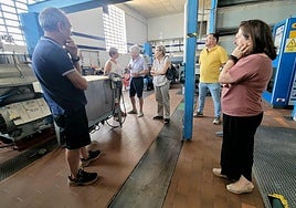 Visita de la consejera Aranda a las Cooperativa San Isidro.