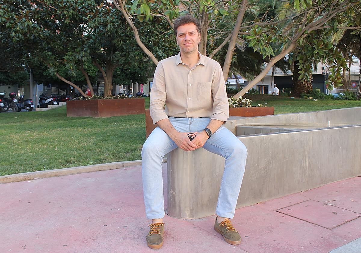 Jesús Cózar en la Plaza de la Libertad en Jaén capital.