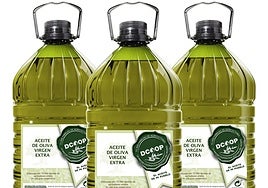 Garrafa de 5 litros de DCOOP.