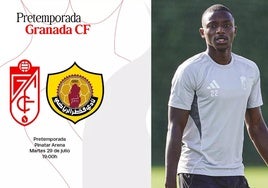Hongla y Trigueros, durante un entrenamiento esta pretemporada.