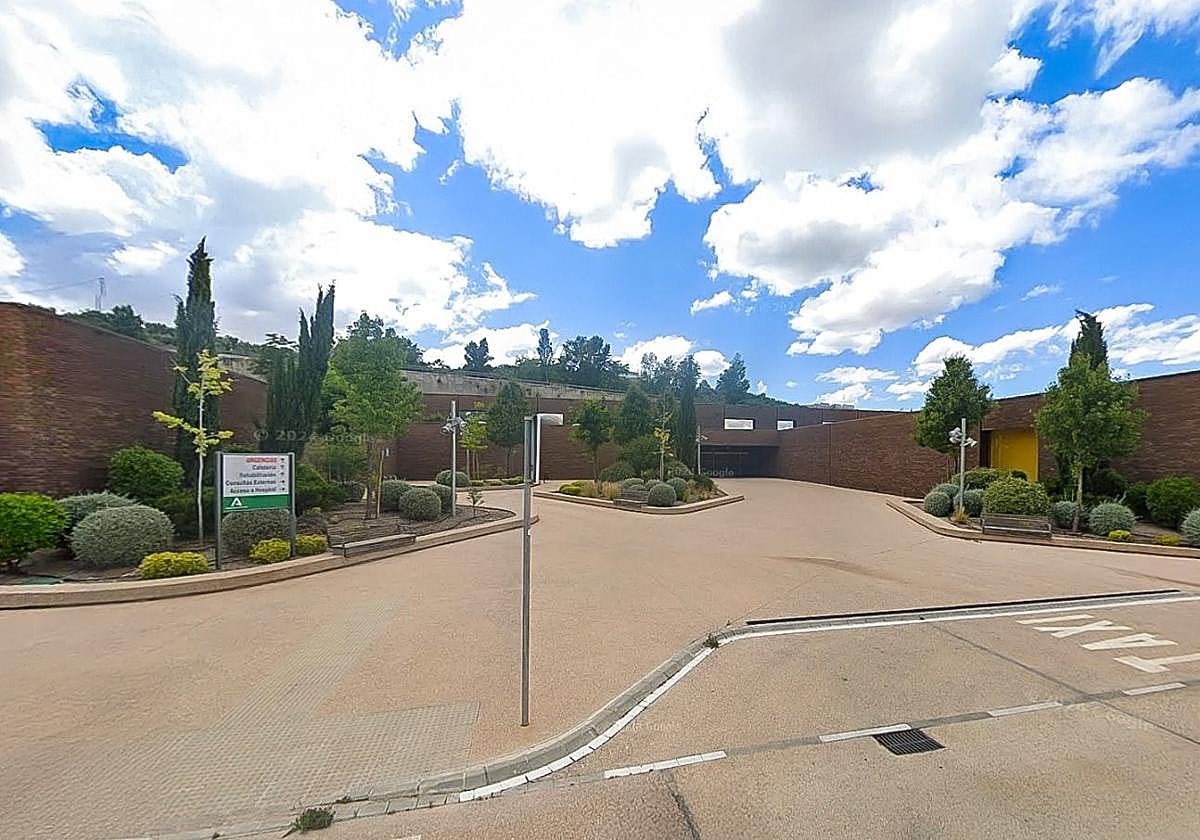 Acceso al Hospital de Alta Resolución de Cazorla.