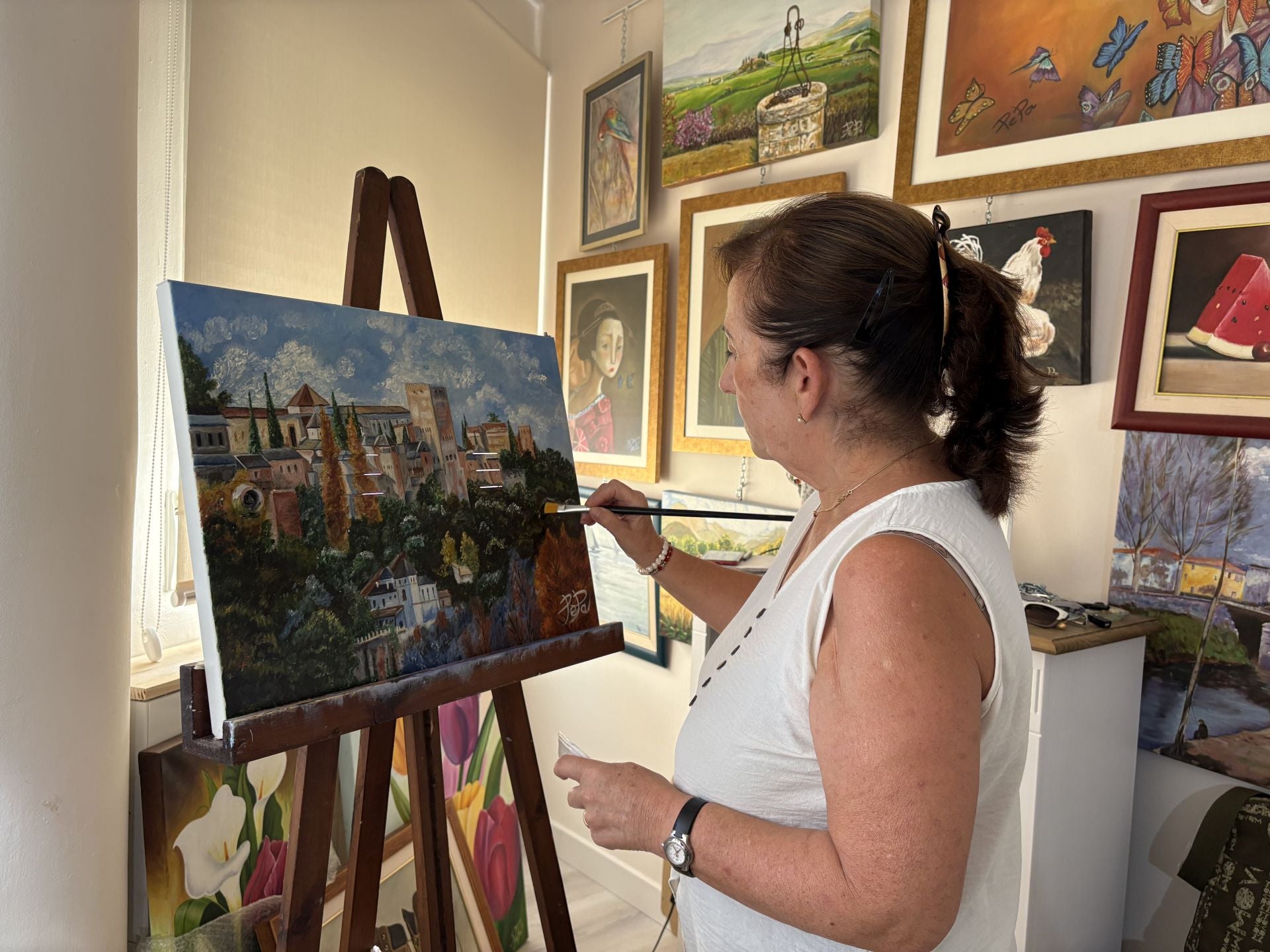 Las obras de arte de Pepa para decorar su pueblo