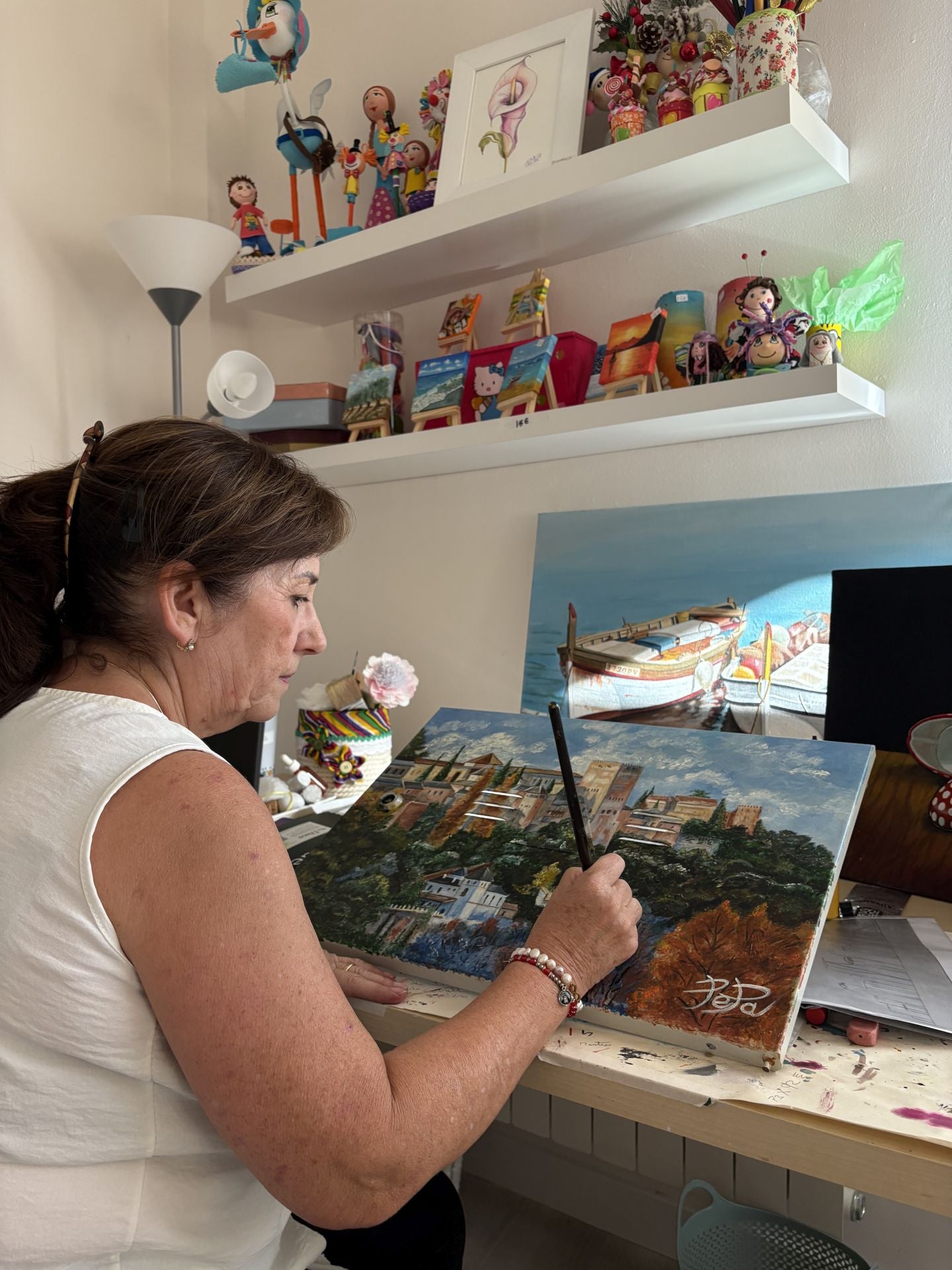 Las obras de arte de Pepa para decorar su pueblo