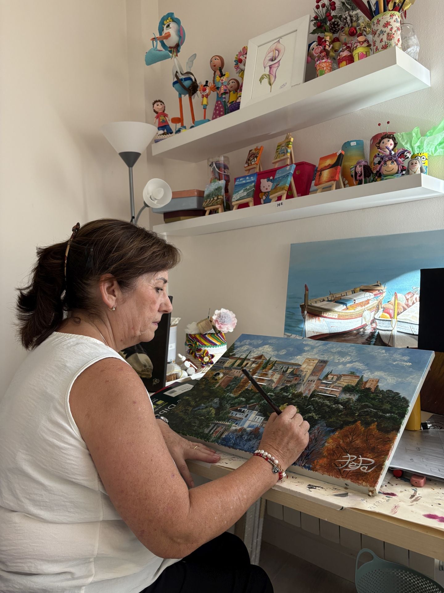 Las obras de arte de Pepa para decorar su pueblo