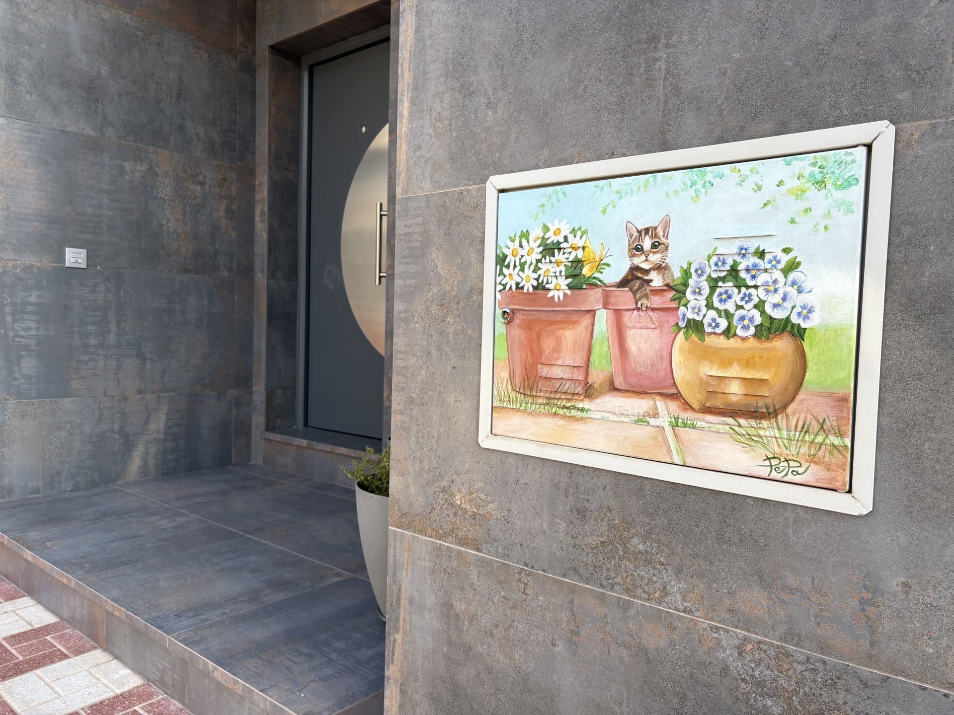 Las obras de arte de Pepa para decorar su pueblo