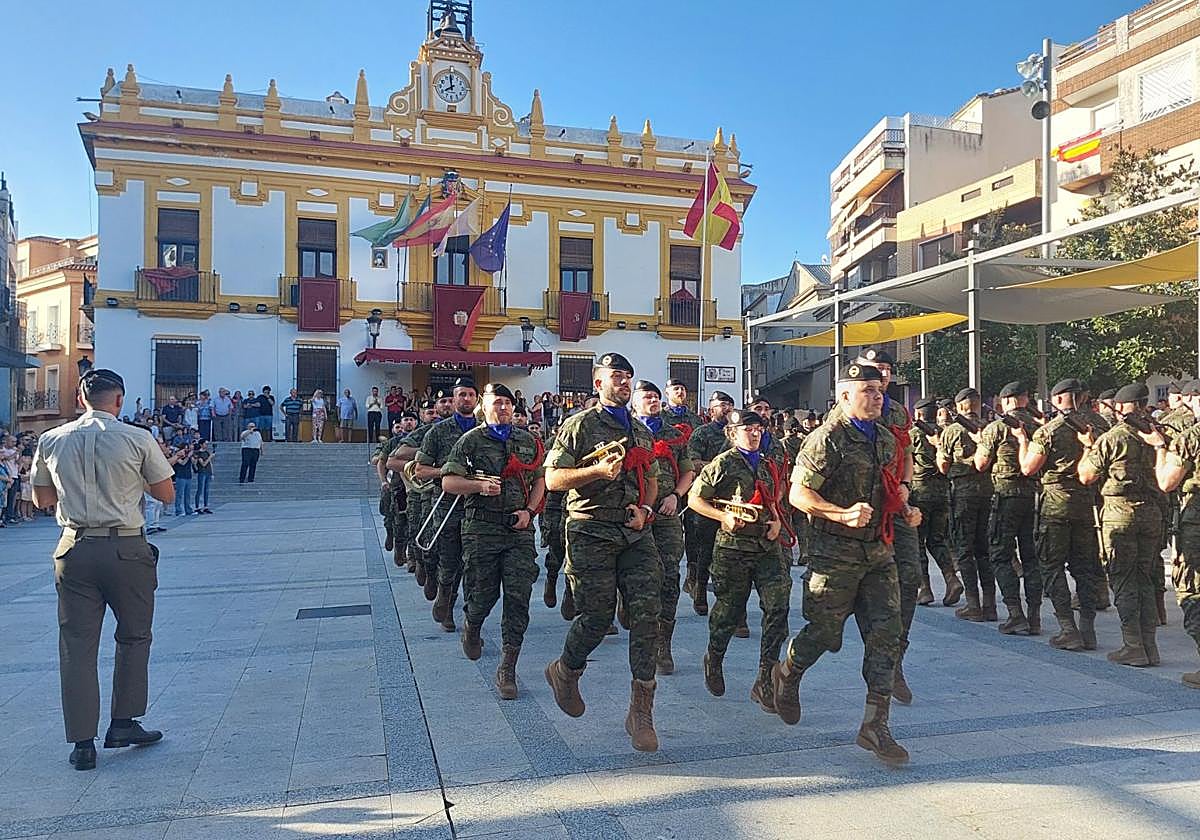 Entre la población bailenense se volvió a escuchar aquello de «ya están aquí los soldaos».
