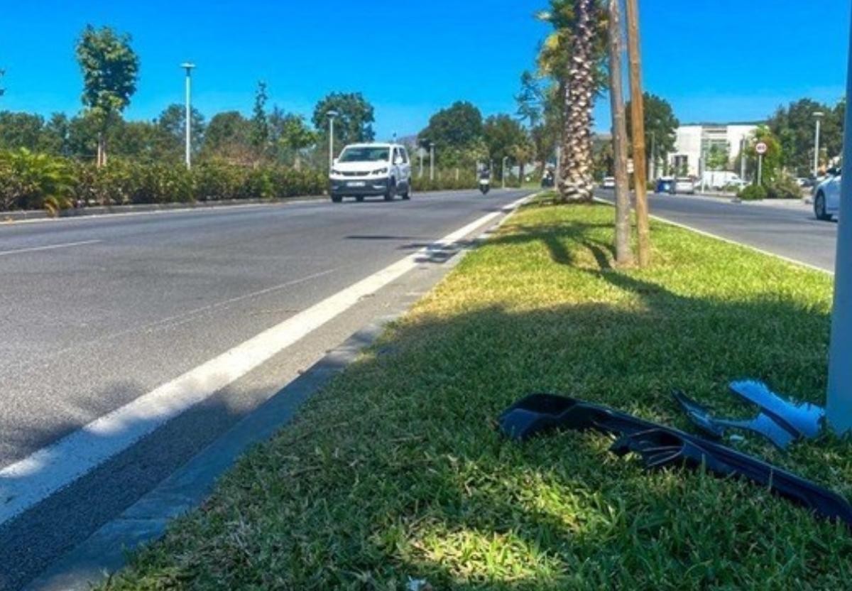 Lugar del accidente mortal en Motril.