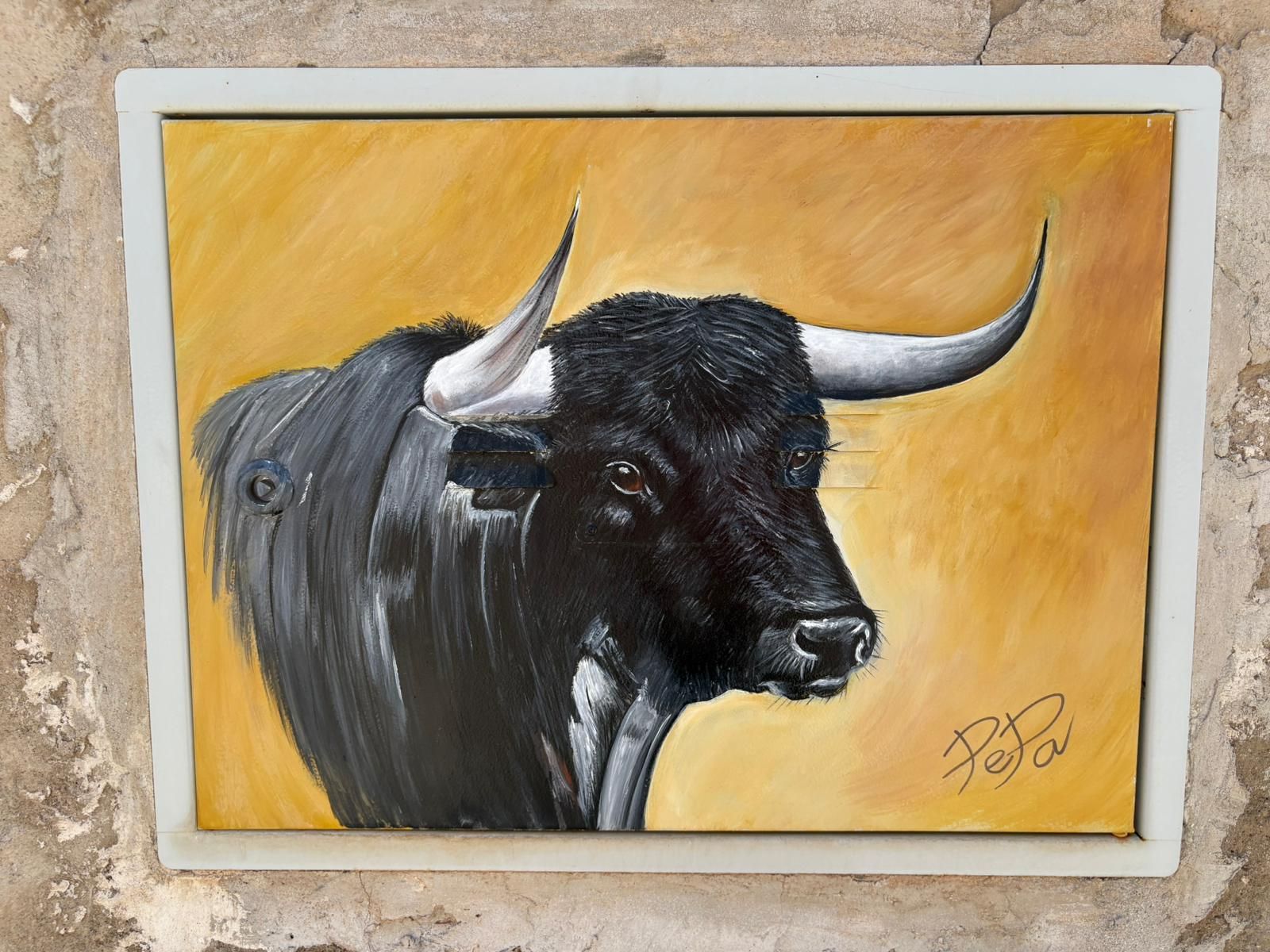 Las obras de arte de Pepa para decorar su pueblo