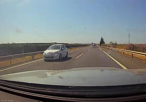 La Guardia Civil encuentra a la kamikaze de la A-49: puso en riesgo la vida de muchos conductores.
