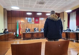 El hombre, ya condenado, durante el juicio en marzo de 2024.