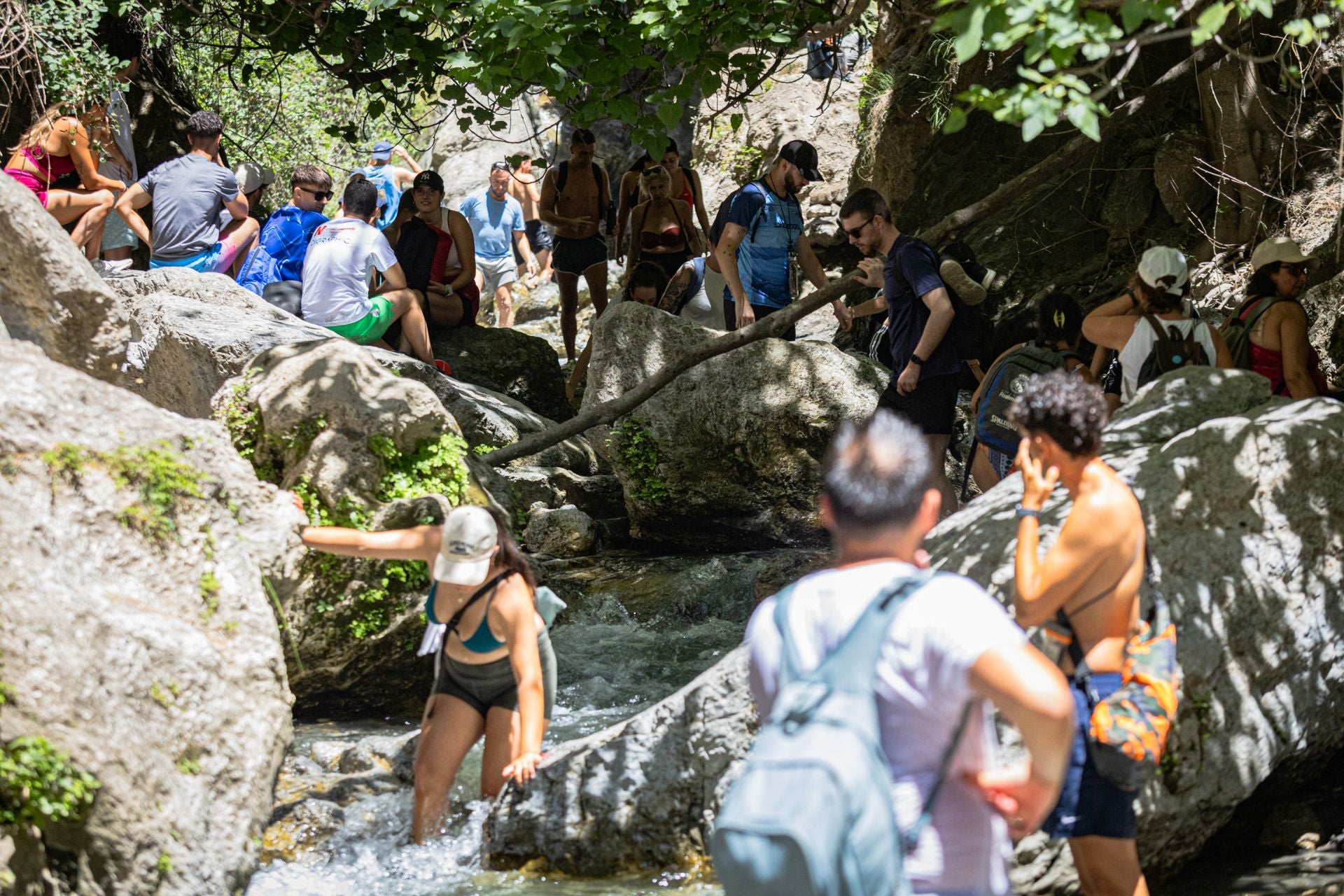 Las imágenes del &#039;atascazo&#039; en la Ruta de los Bolos