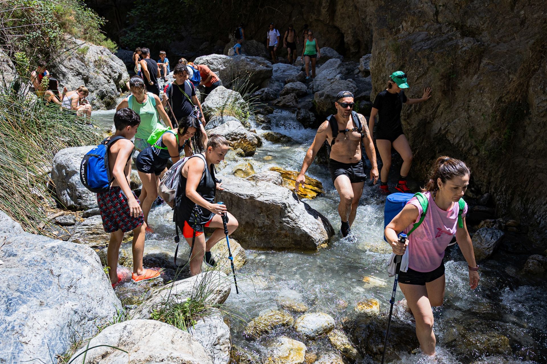 Las imágenes del &#039;atascazo&#039; en la Ruta de los Bolos