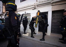 Imagen de archivo de una operación policial en la provincia