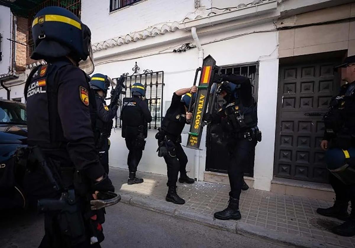 Imagen de archivo de una operación policial en la provincia