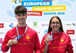 Juan Miguel Robles, el joven talento almeriense que brilla con oro en el Festival Olímpico de la Juventud Europea