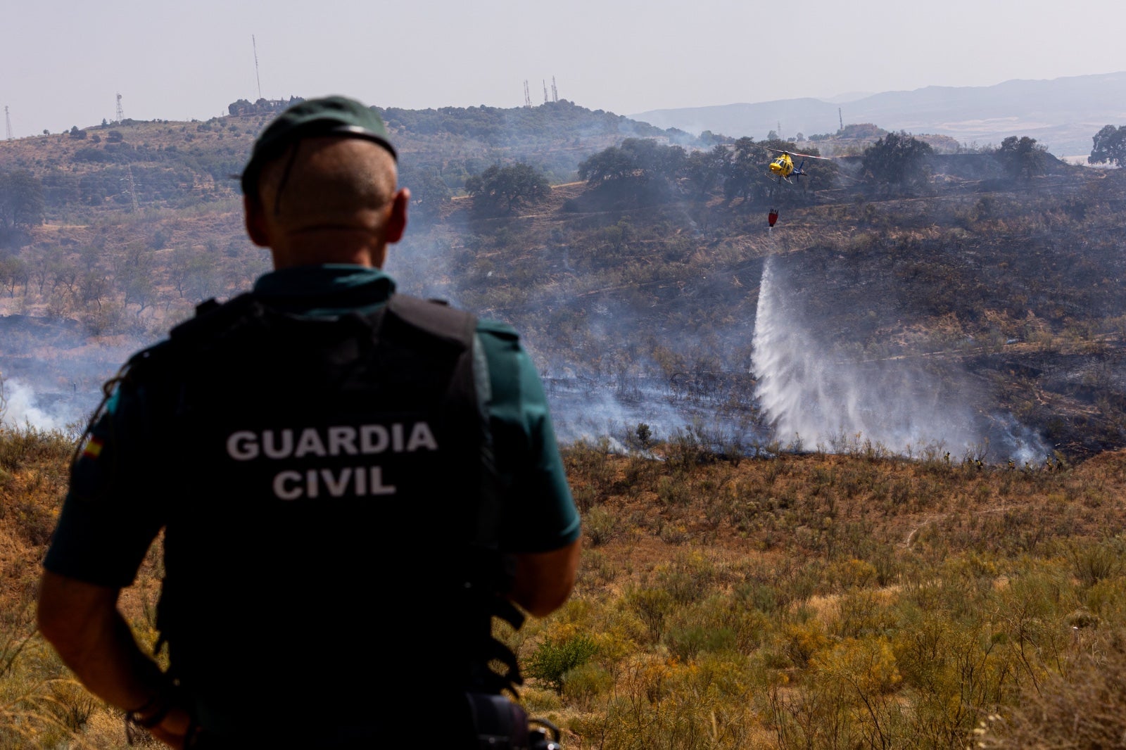 Las espectaculares imágenes del incendio declarado en Jun