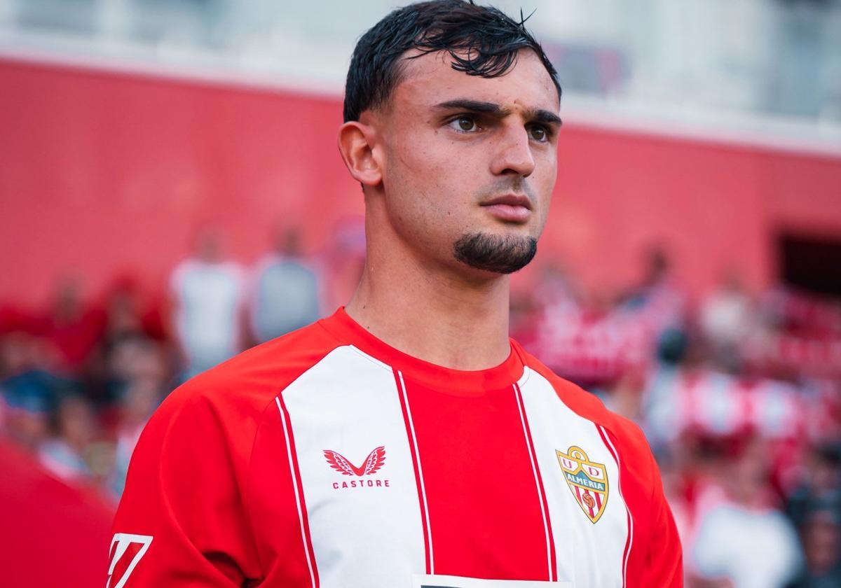 Pubill en el UD Almería Stadium