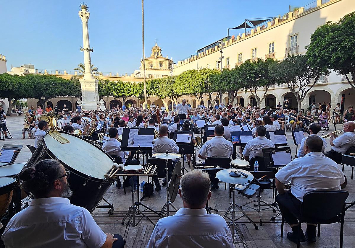 La Banda Municipal de Música cierra el ciclo de conciertos de julio este jueves en la Plaza Vieja