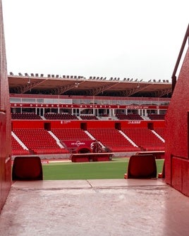 Imagen del UD Almería Stadium vacío