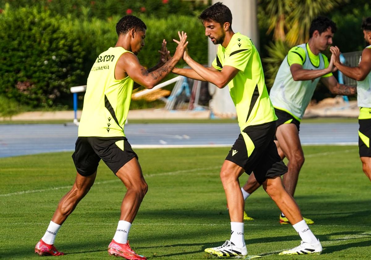 Foto de archivo de Édgar entrenando en el Anexo
