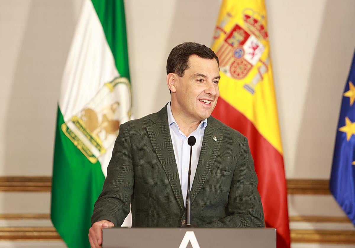 El presidente de la Junta, Juanma Moreno.