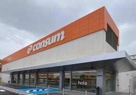 Imagen de archivo de un establecimiento de la cadena de supermercados Consum.
