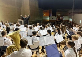 Concierto de clausura de la Banda del Taller Provincial de Baeza.