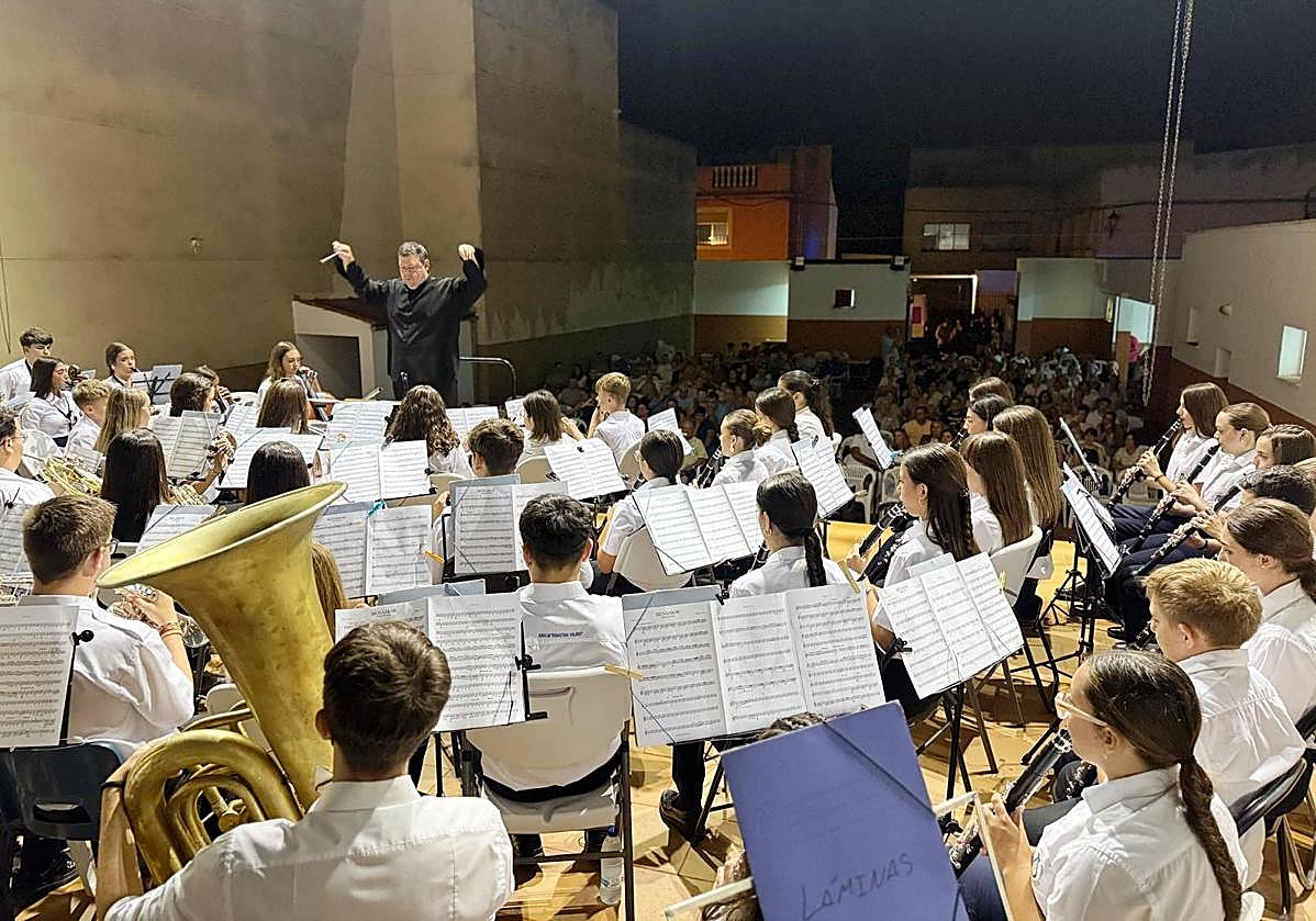 Concierto de clausura de la Banda del Taller Provincial de Baeza.