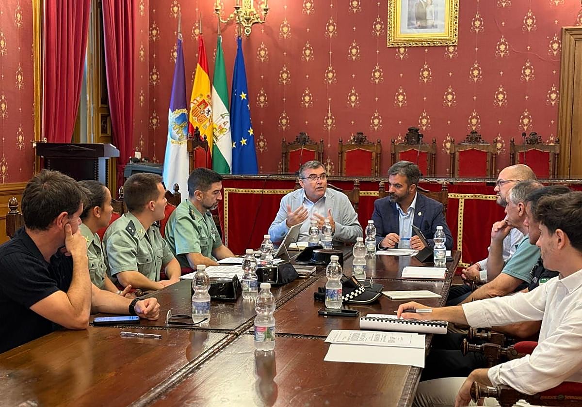 Junta de Seguridad celebrada en Loja.