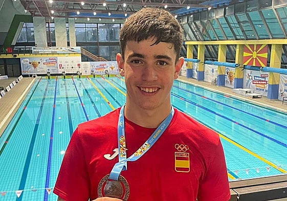Sergio Villén, medalla de bronce en Macedonia.