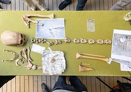 Imagen del reportaje publicado el pasado viernes con el título 'El soldado de Ilíberis con una herida en la frente'.