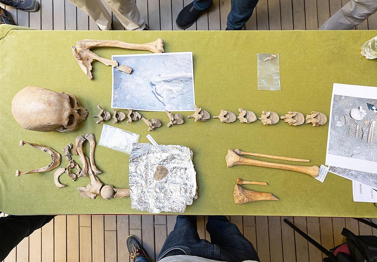 Imagen del reportaje publicado el pasado viernes con el título 'El soldado de Ilíberis con una herida en la frente'.