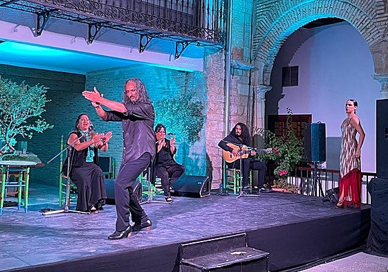 Actuación durante una de las veladas.