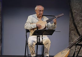 José Miguel Moreno, anoche en el Corral del Carbón.