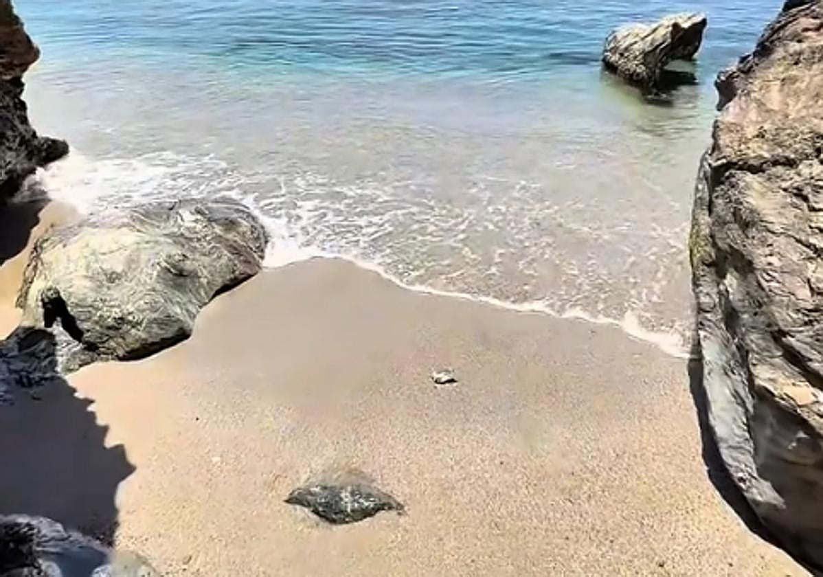 La cala ubicada en Torrenueva Costa.