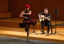 Patricia Guerrero y Alejandro Hurtado, en un momento del espectáculo.