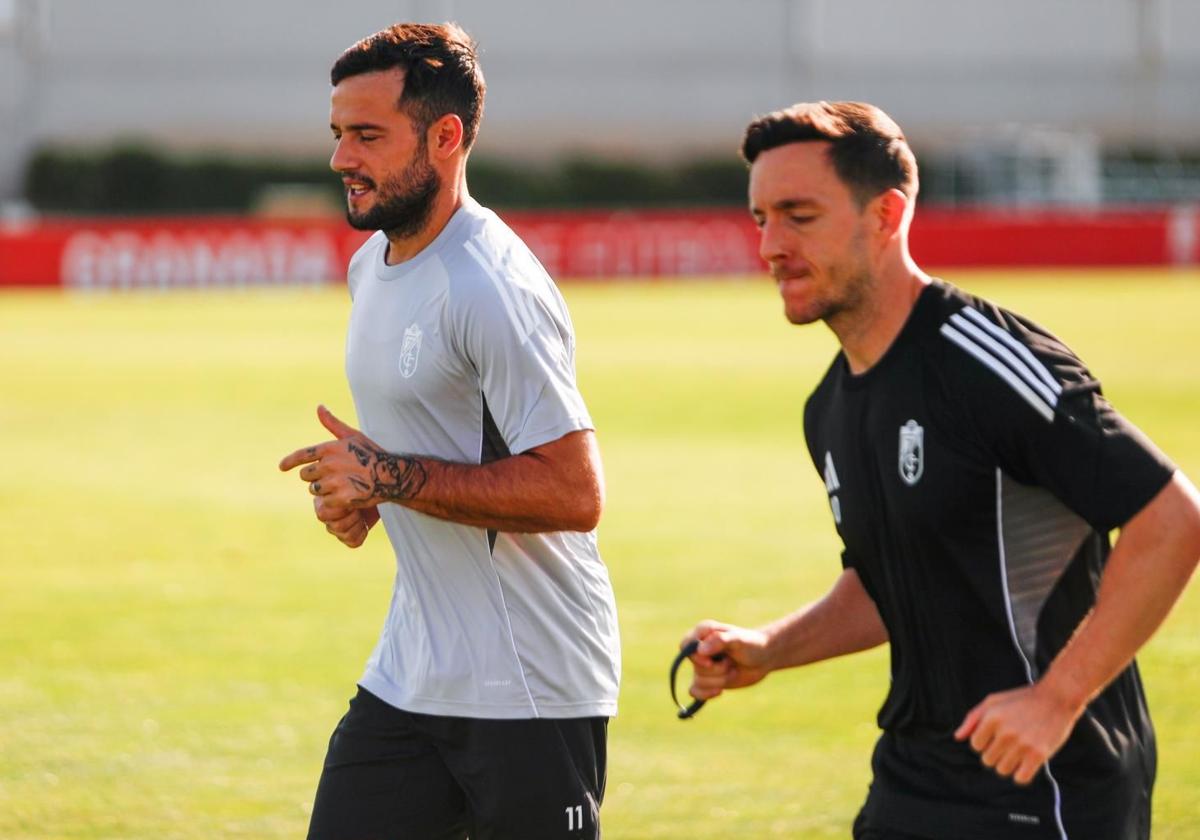 José Arnáiz hace carrera continua junto al readaptador Manu Dimas.