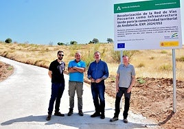 La Junta finaliza las obras de mejora en la Cañada Real Cuesta de las Cabras en Huétor Vega