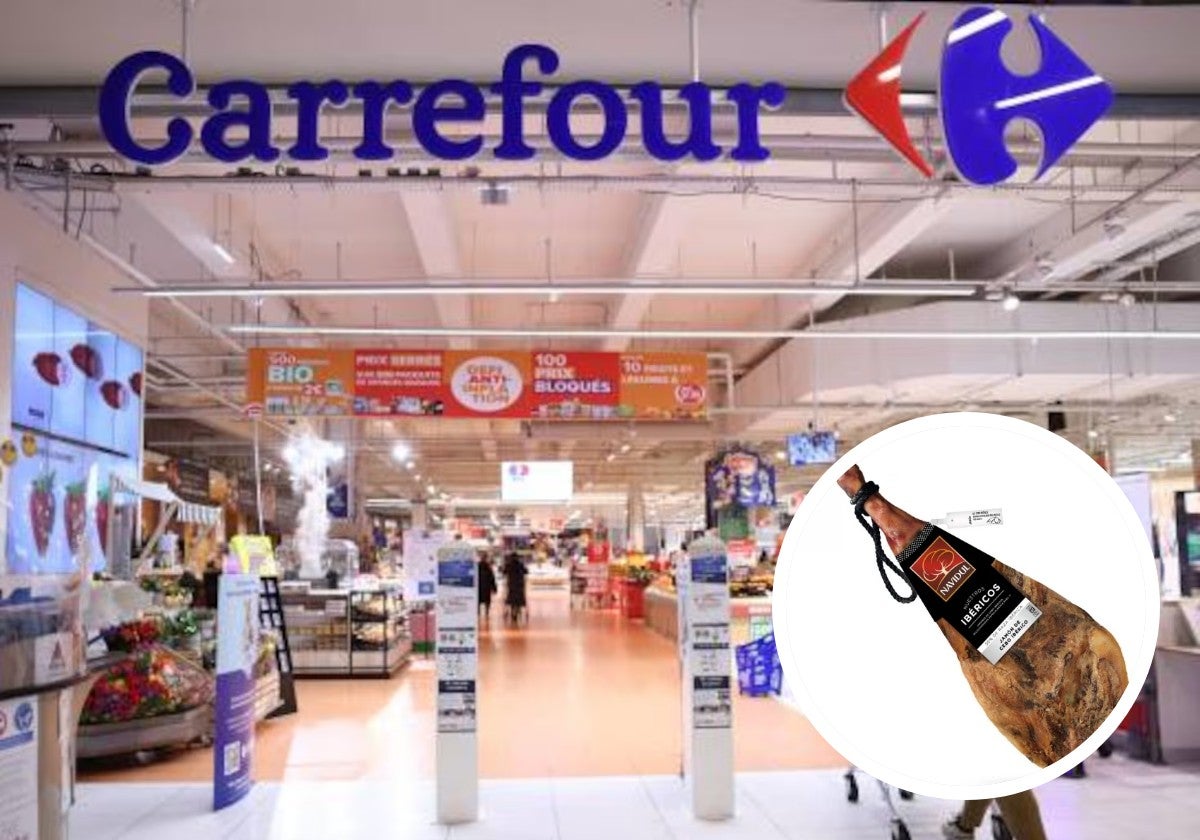Supermercado Carrefour y producto ofertado