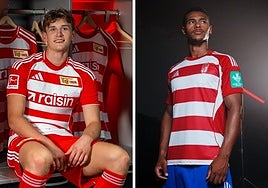 Camisetas del Union Berlín y Granada para el curso 25/26.
