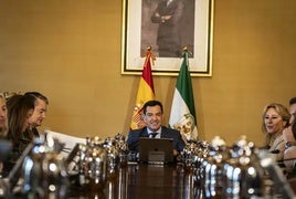 Imagen de archivo de la reunión del Consejo de Gobierno de la Junta de Andalucía.