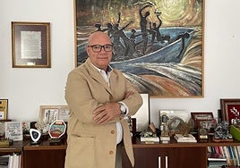 Jerónimo Vera, en la sede de Cruz Roja en Jaén.