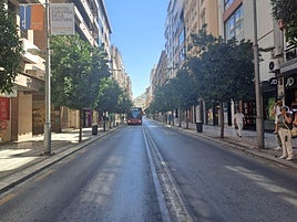 Las imágenes de una Granada desértica con la ola de calor
