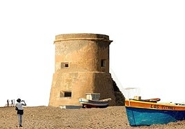 Imagen virtual del Torreón de San Miguel de Cabo de Gata para el proyecto ganador del concurso de ideas lanzado en 2017.