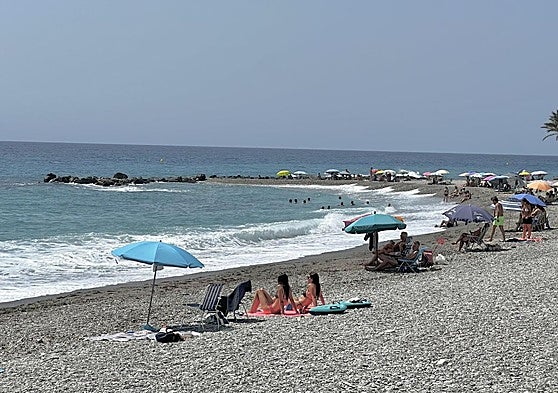 Playa del Sotillo donde ocurrieron los hechos.
