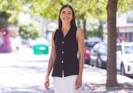 Belén Arrojo, en una reciente visita a Granada.