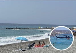 Playa del Sotillo en Castell de Ferro donde ocurrieron los hechos.