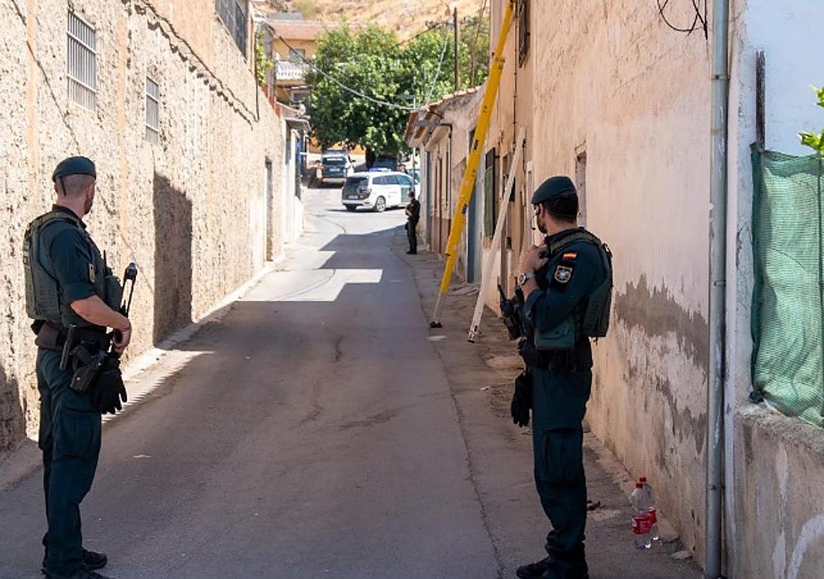 Imagen de una redada en Pinos Puente.