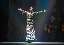 La artistas de San Fernando (Cádiz) Sara Baras en una actuación.